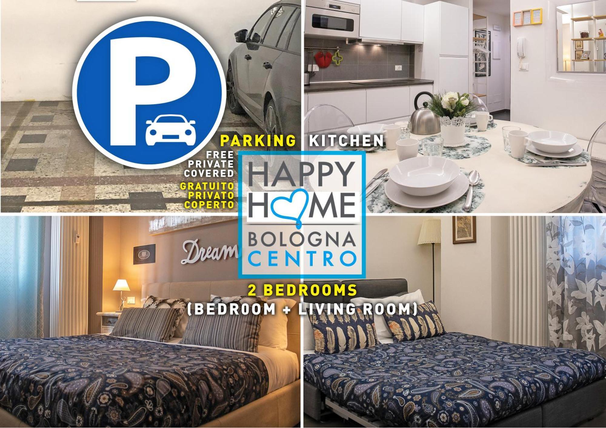 Happy Home Bo Centro Free Private Parking Болонья Экстерьер фото